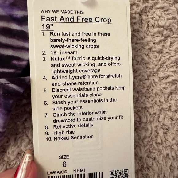 lululemon athletica Purple Patterned Leggings - Picture 4 of 5